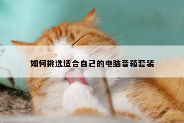 凯发k8官网入口:如何挑选适合自己的电脑音箱套装