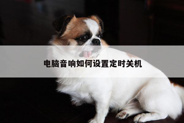 电脑音响如何设置定时关机_凯发k8官网入口
